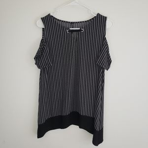 Cold shoulder blouse